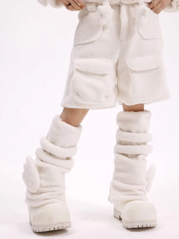 Angel Lamb Wool Legwarmers【s0000010625】