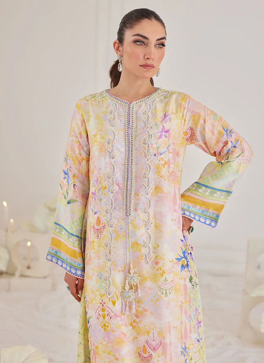 Blanca Raw Silk Kaftan