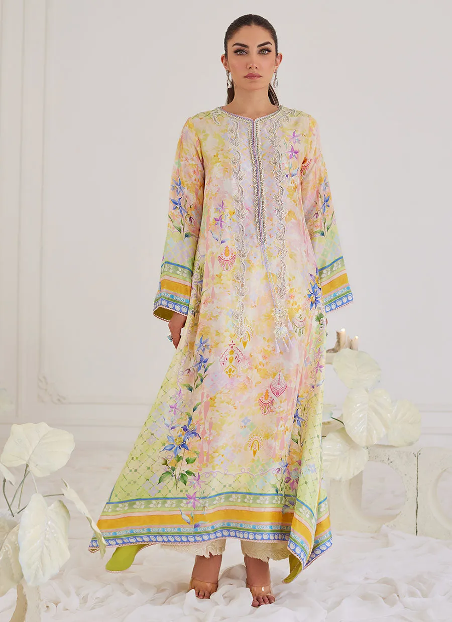 Blanca Raw Silk Kaftan