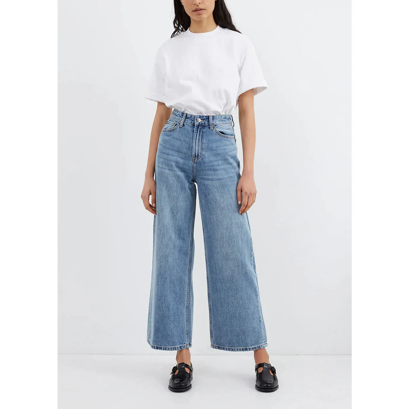 BR High Rise Wide Leg Crop Jeans