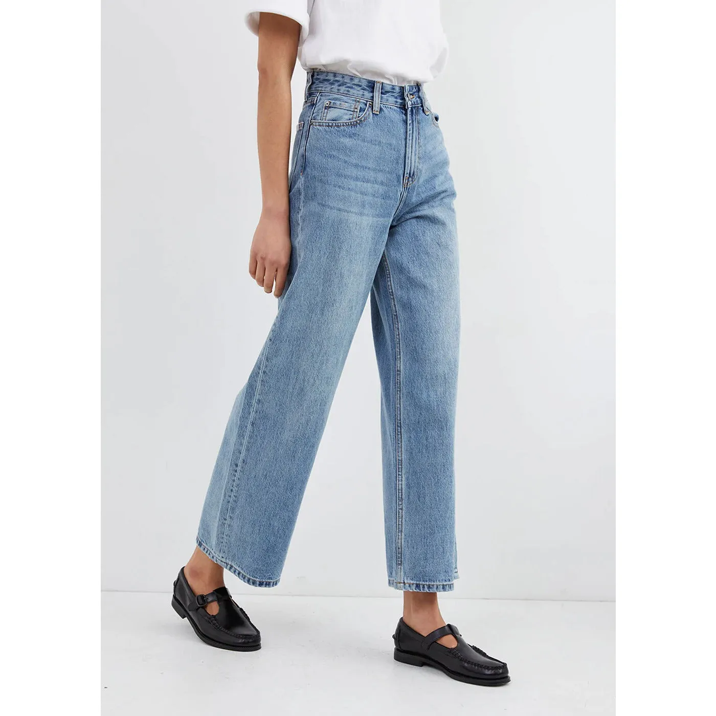 BR High Rise Wide Leg Crop Jeans