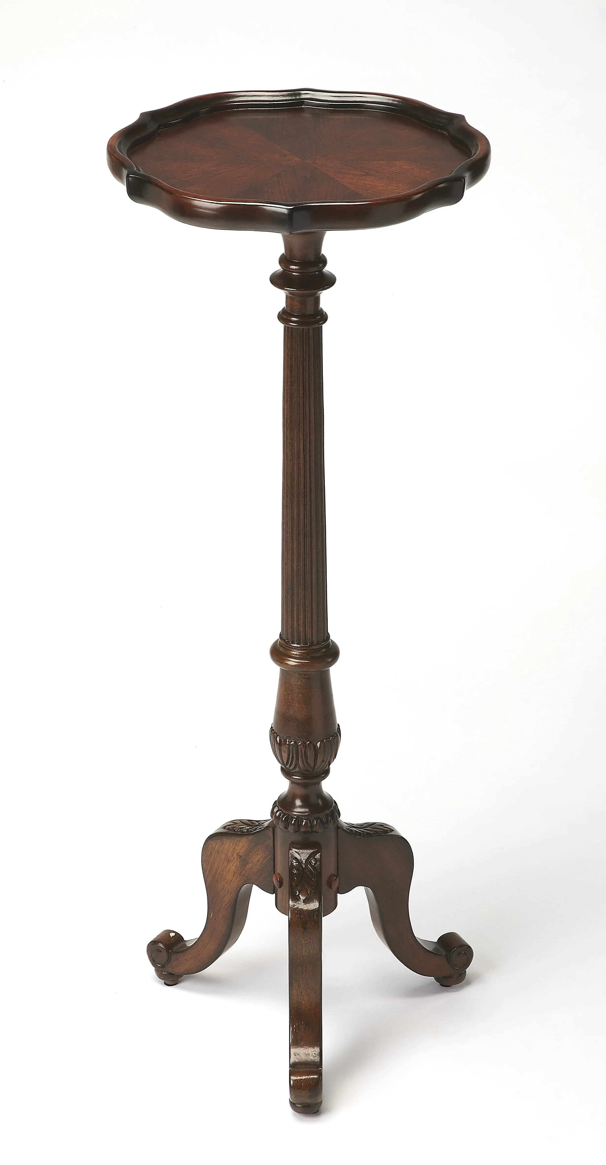 Chatsworth Pedestal Plant Stand in Medium Brown  1931024