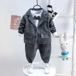 Children's Cotton Suit Three Piece