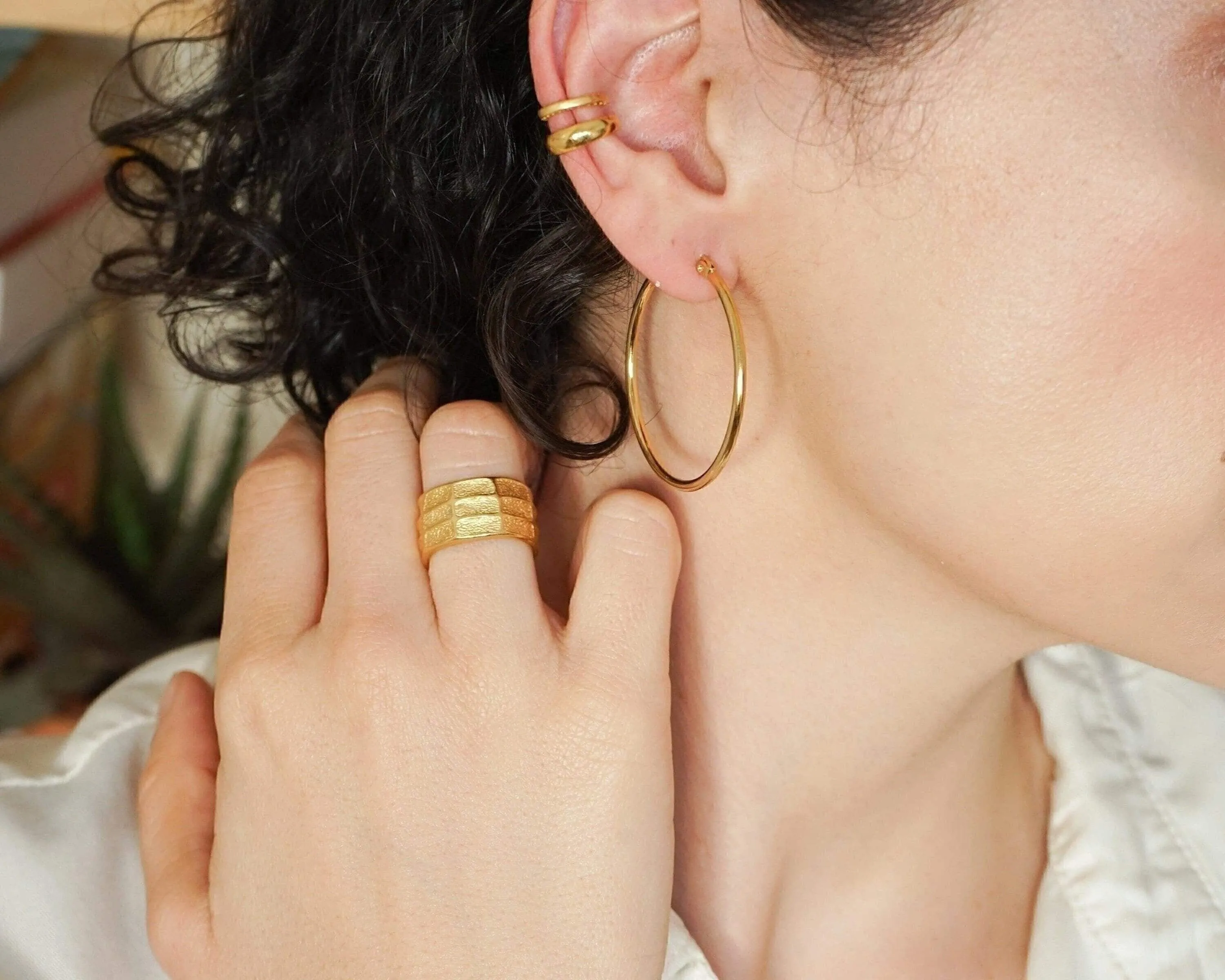 Classic Gold Hoop Earrings