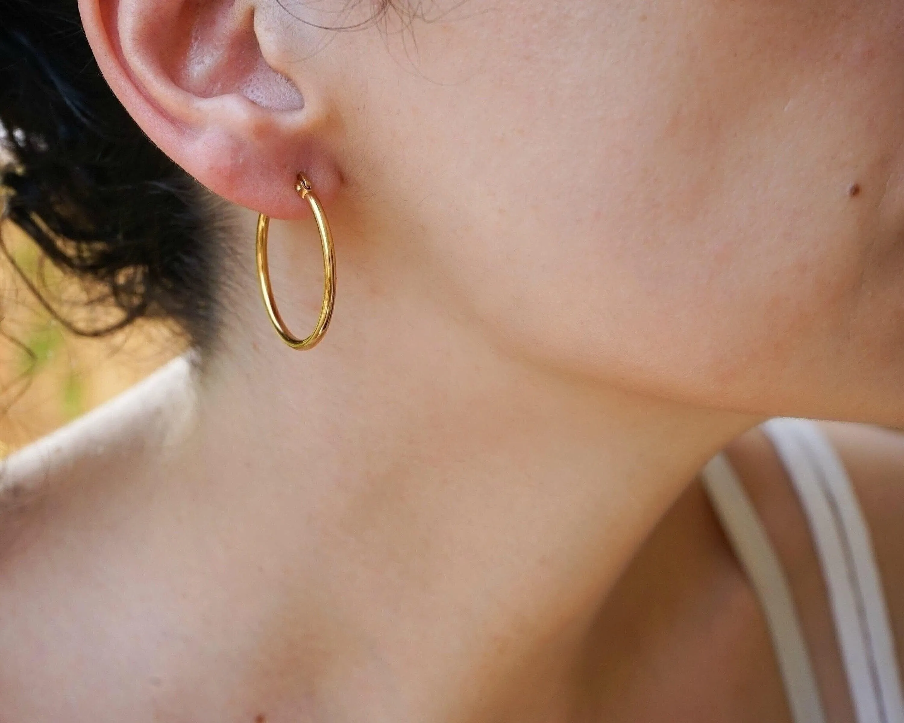 Classic Gold Hoop Earrings