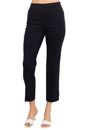 Counterparts Banded Mid Waist Slim Leg Stretch Crepe Pant - Wholesale