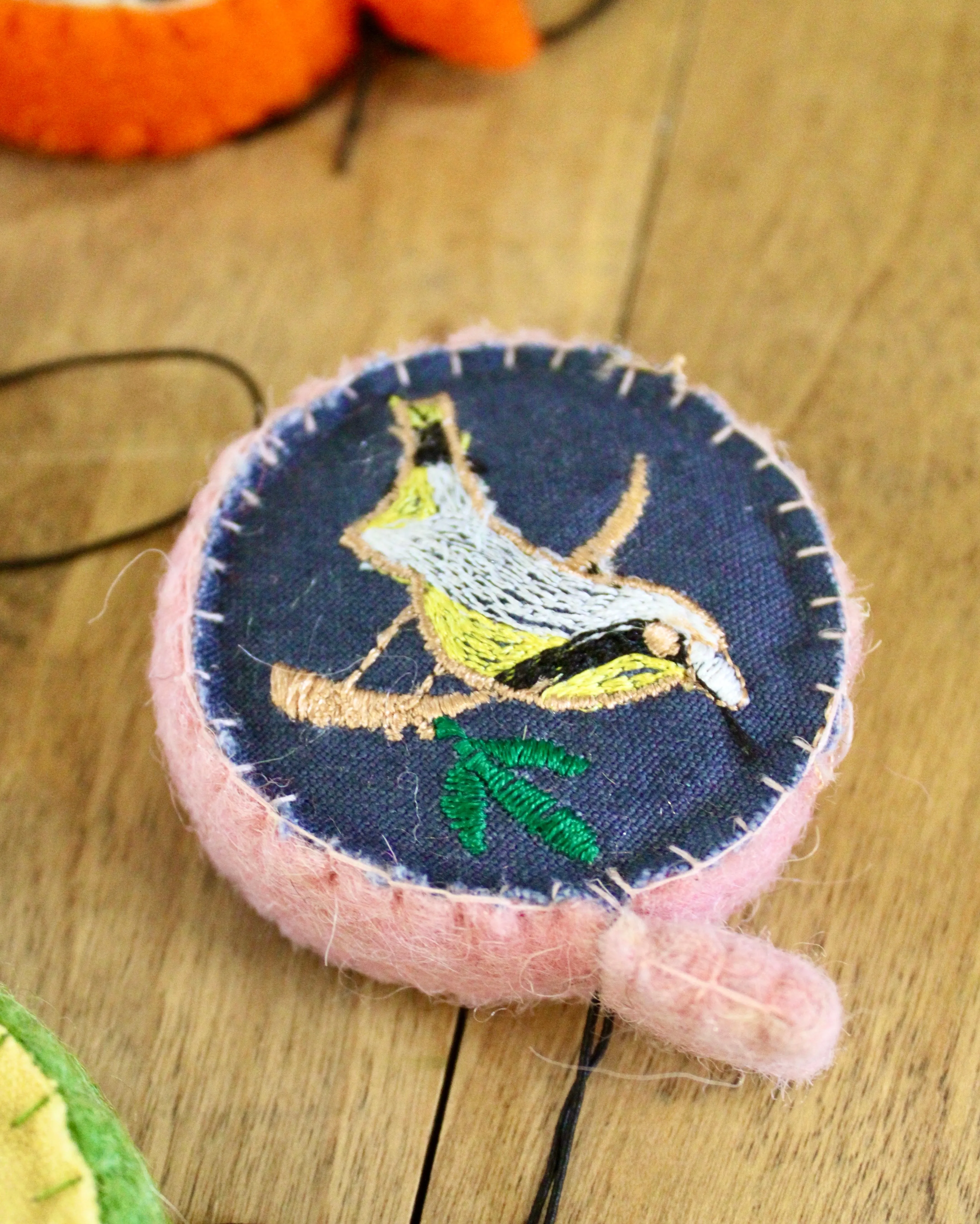 Handmade Plastic, Embroidered Wool & Felt Tape Measures