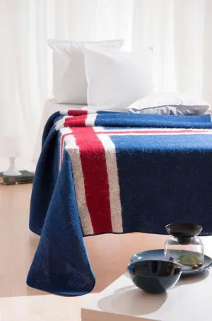 Icelandic Wool Blanket - National flag pattern