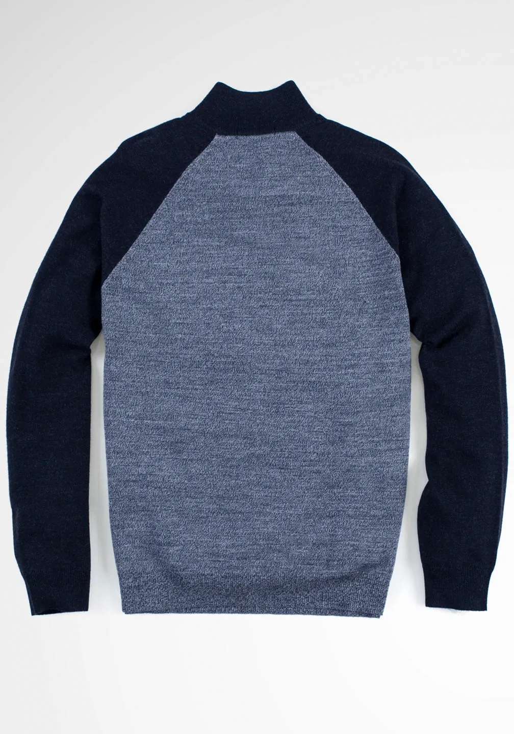 Italian Extra-Fine Merino Wool 1/4 Zip Sweater