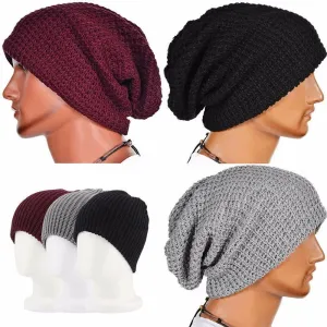 Knitted wool cap