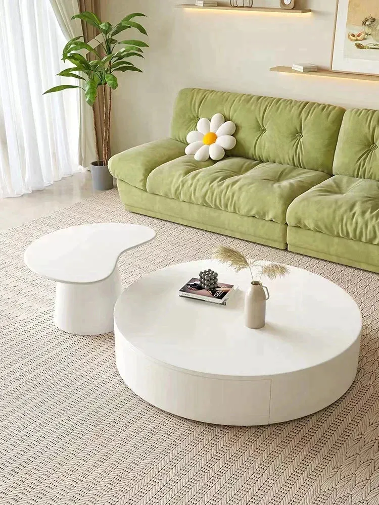 Large Modern Luxury TV Cabinet Tea Table Combination