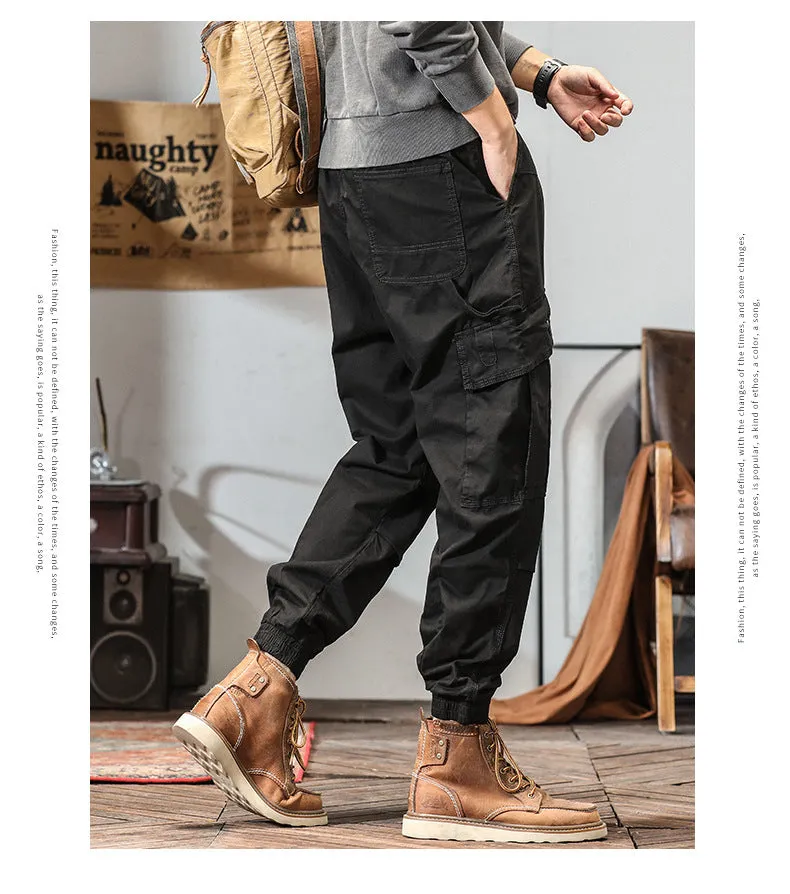 Men's Marden Overalls Tactical Military Wind Casual Pants