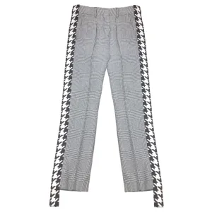 Off-White Black / White Houndstooth Wool Pants