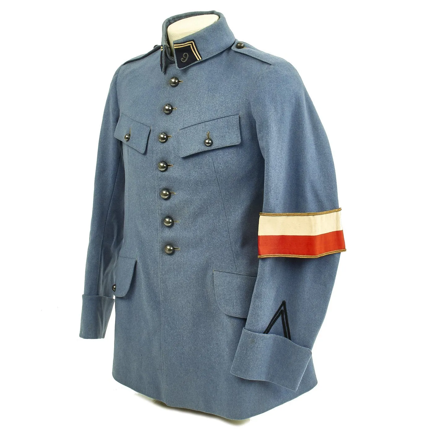 Original French WWI Horizon Blue 9th Infantry Division Uniform