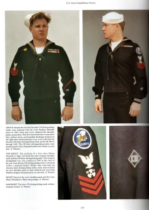 Original U.S. WWII Navy Seabee First Class Motor Machinist Mate Crackerjack Uniform - As Seen in Book