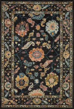 Padma Rug in Charcoal & Multi