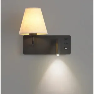 Parina Reading with USB Chargeable Wall Light