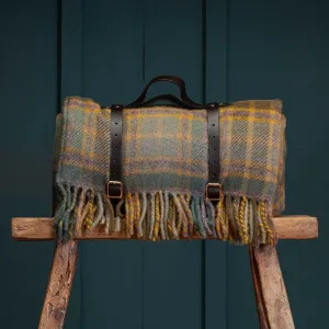 Picnic Blanket Mustard Tartan