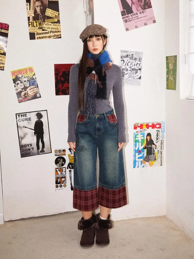 Plaid cropped pants【s0000010364】