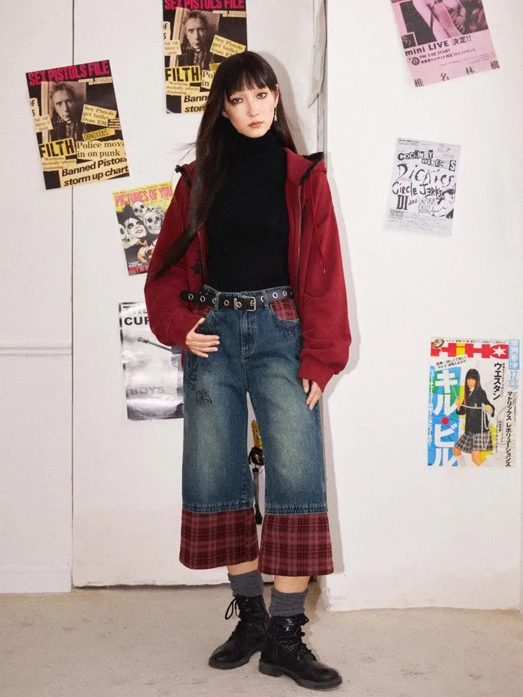 Plaid cropped pants【s0000010364】