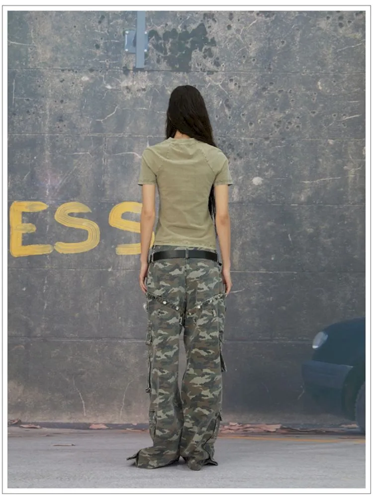 Punk camouflage pants【s0000006783】