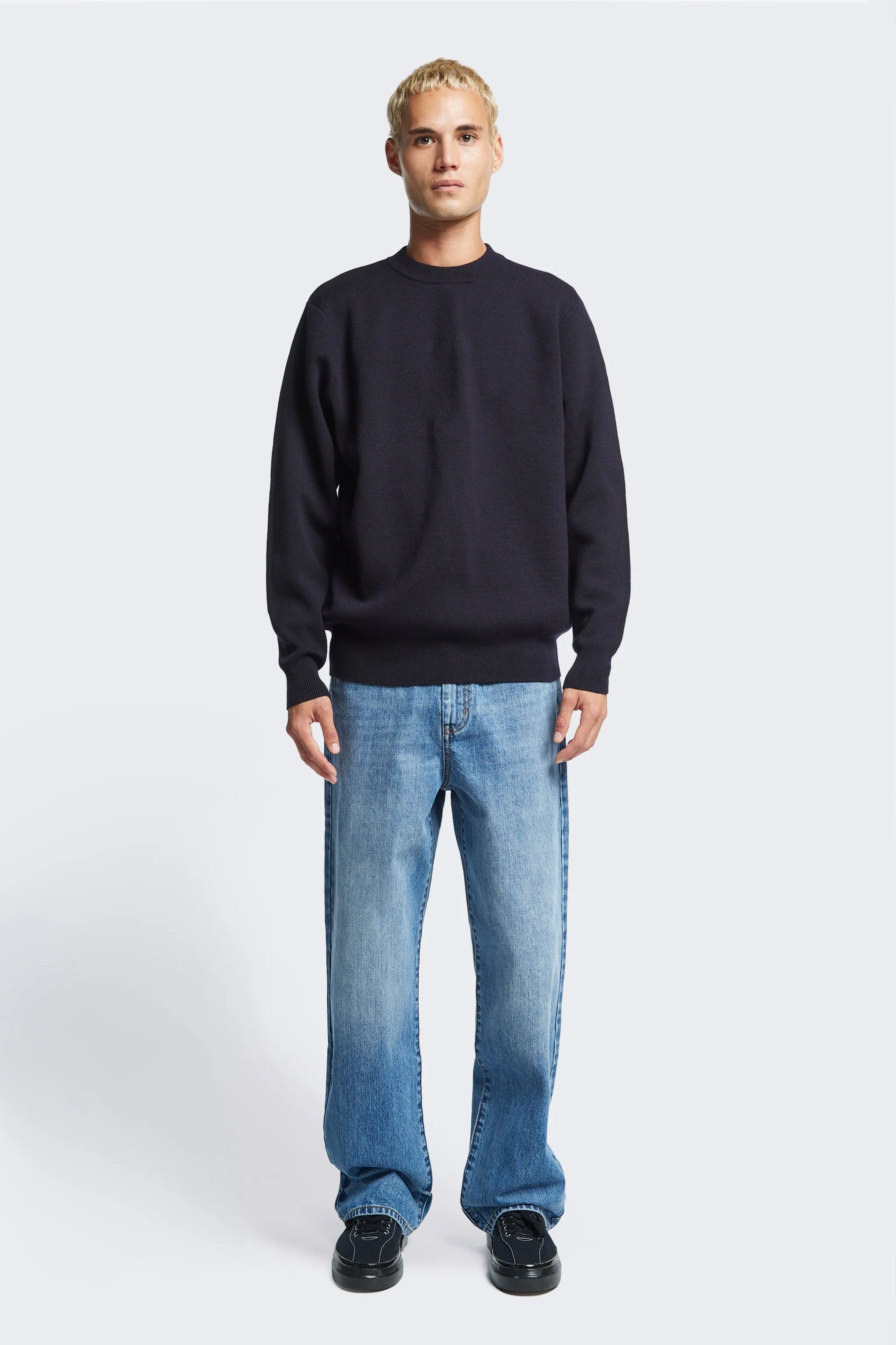 Surplus Patch Sweater Navy