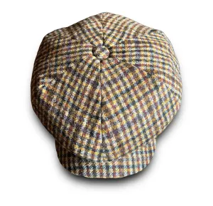 THE FLAMEKEEPERS HAT CLUB ITALIAN SHAMBLES MULTI PLAID NEWSBOY CAP