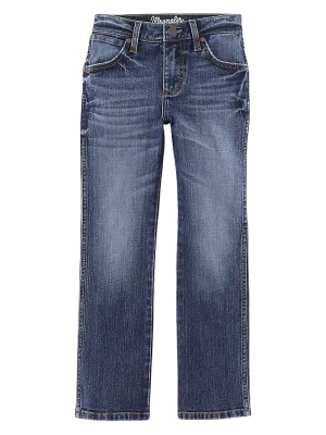 Wrangler Men's Retro Slim Straight Blue Jeans