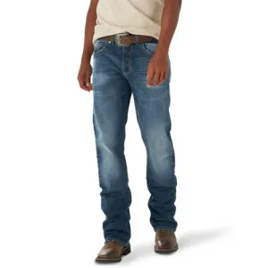 Wrangler Men's Rock 47 Men's Pop Slim Fit Bootcut Stretch Jeans